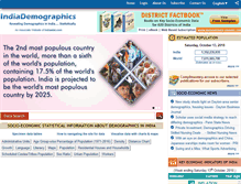 Tablet Screenshot of indiademographics.com